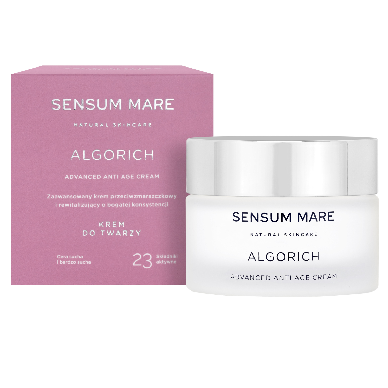 SENSUM MARE ALGORICH Advanced Anti Age Cream Zaawansowany krem rewitalizujący i przeciwzmarszczkowy o bogatej konsystencji 50 ml